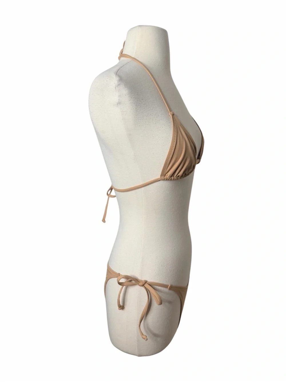 SKIMS NEW TAN TRIGLE BIKINI SET.